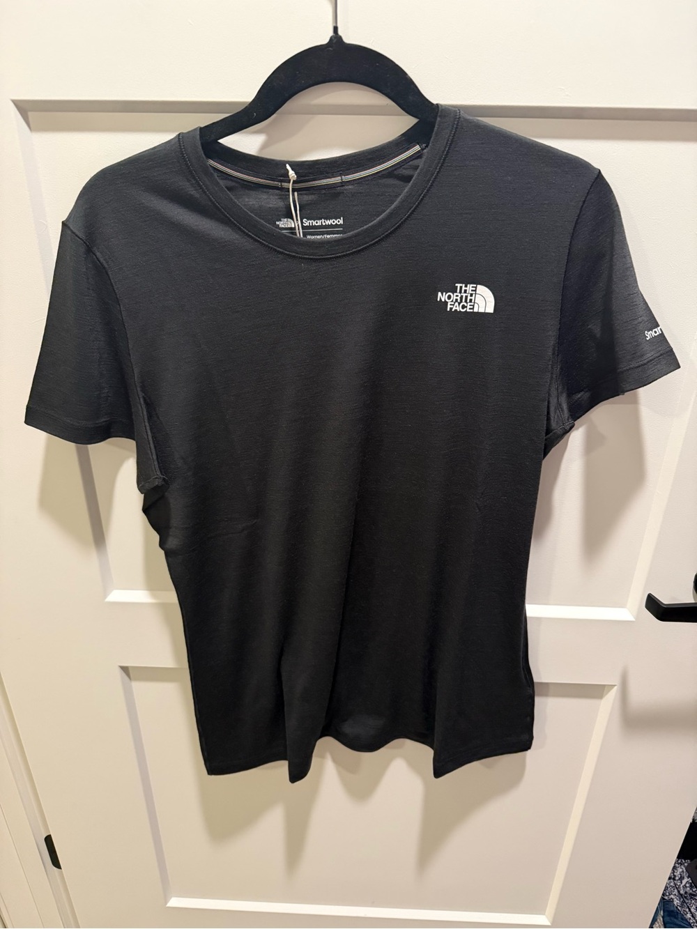 NWT The North Face x Smartwool Merino 150 Tee L Black Wool Hiking Shirt